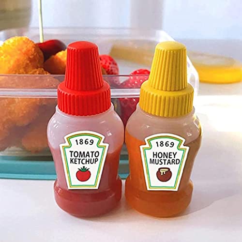 25 ml Mini Tomaten Ketchup -Flaschen, tragbare Sauce -Behälter Salat -Dressingbehälter, Pantry -Behälter für Bento Box, 2pcs Gewürzgläser 25 ml Mini Tomaten Ketchup -Flaschen, tragbare Sauce -Behälter Salat -Dressingbehälter, Pantry -Behälter für Bento Box, 2pcs Gewürzgläser von Hilai