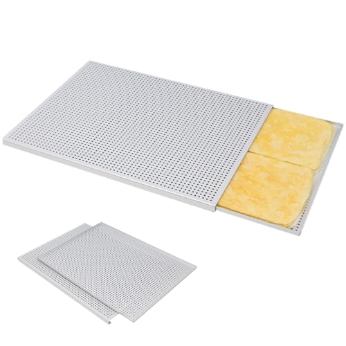 Backbleche, Blätterteigblätter zum Backen von 2pcs Aluminiumlegierung perforiertes Backblech Nicht Stick Mille Feuille Backschale Mehrzweck Backpfanne für Fleischdessert, 2mm Backbleche, Blätterteigblätter zum Backen von 2pcs Aluminiumlegierung perforiertes Backblech Nicht Stick Mille Feuille Backschale Mehrzweck Backpfanne für Fleischdessert, 2mm von Hilai