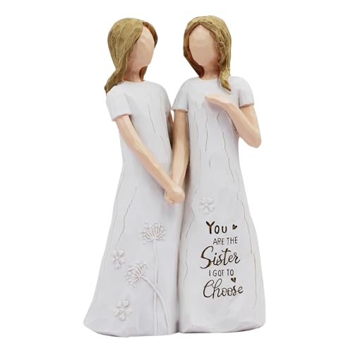 Hilai Figuren, Freundschaftsgeschenke für Frauen geformte handbemalte Schwester Geburtstag Geschenke Sie sind die Schwester. von Hilai