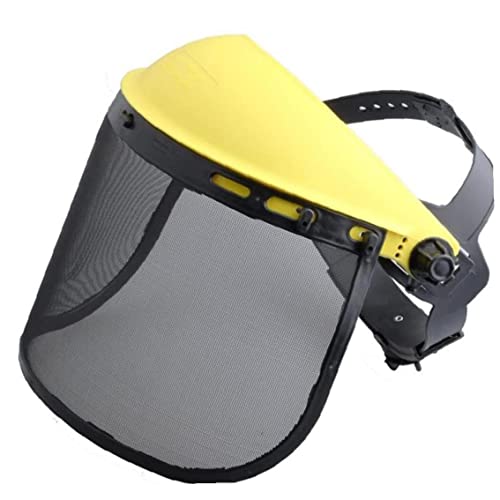 Hilai Sicherheitsgesichtsschild mit Mesh Visor für Kettensägen -Trimmer -Stangen -Pruner -Visiere von Hilai