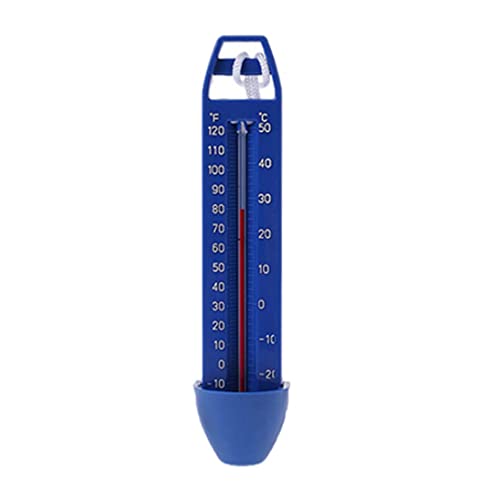 Thermometer, Wassertemperatur, Thermometer -Schwimmbad -Thermometer mit Schnur zerschmettert für Außen im Innenraum klein von Hilai