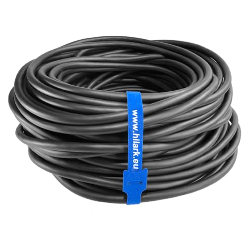 Hilark 5-adriges Kabel 2,5 mm² H05RN-F 5x2,5 mm² (5g2,5 mm²) 10m schwarz von Hilark cable tech