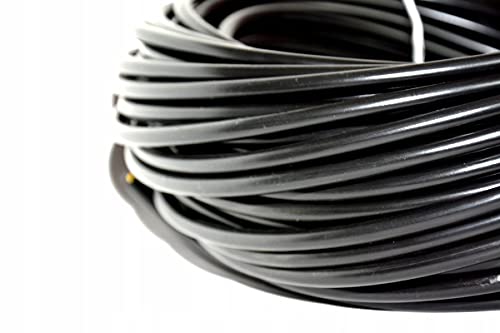 Hilark Kabel PVC H05VV-F 3x2,5 mm2 (3g2,5 mm²) Schwarz 50m Kabel für elektrische Verlängerungskabel von Hilark cable tech