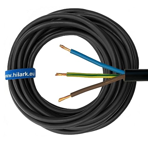 Kabel H07RN-F 3x2,5 (3g2,5 mm²) 15m Baustellenkabel, Industriekabel geeignet für den Außenbereich von Hilark cable tech