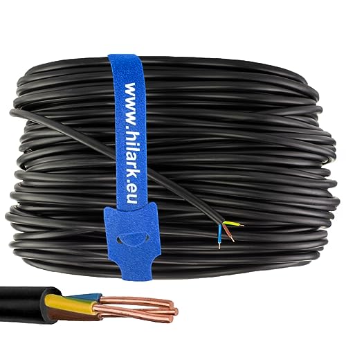 NYY-J 3x2,5 mm² (YKY) 3G2,5 Erdkabel Starkstromkabel zur Verlegung im Erdreich – 75m von Hilark cable tech