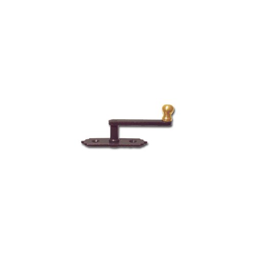 Fensterreiber Antik mit Messingknopf, 17 mm, Stahl schwarz lackiert ; 1 Stück Fensterreiber Antik mit Messingknopf, 17 mm, Stahl schwarz lackiert ; 1 Stück von Hilber