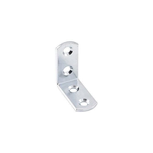 Hilber Winkel Winkelverbinder, L 40x40 mm, B 14 mm, 90 Grad, verzinkt, Verbindungswinkel für Holz, Möbel, und Metall, Befestigungswinkel Hilber Winkel Winkelverbinder, L 40x40 mm, B 14 mm, 90 Grad, verzinkt, Verbindungswinkel für Holz, Möbel, und Metall, Befestigungswinkel von Hilber