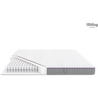 Hilding Sweden Taschenfederkernmatratze "Taschenfederkernmatratze Hej Matratze TFK, 7 Zonen Premiumqualität", 19 cm hoch, Raumgewicht: 28 kg/m³, 480 Federn, (1 St., 1-tlg.), 90x200 & weitere Größen, ergonomisch, atmungsaktiv, orthopädisch von Hilding Sweden