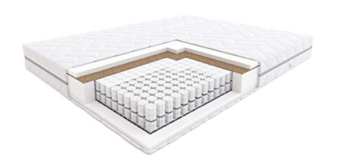 Hilding Anders Fandango Taschenfederkern | Feste | orthopädische Matratze | medizinisches Gerät | 7-Zonen-Schnitt für alle Schlaftypen | H4 | Medicover Bezug | 180x200 von Hilding