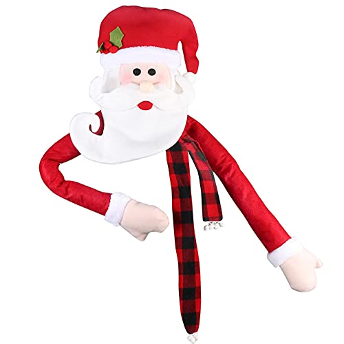 Weihnachtsbaum Topper Schneemann Top Dekoration Weihnachtsbaumspitze Christbaumspitze Baumspitze Plüsch Schneemann Baumschmuck für Weihnachtsbaum Dekorationen Winterwunderland Neujahr von Hileyu