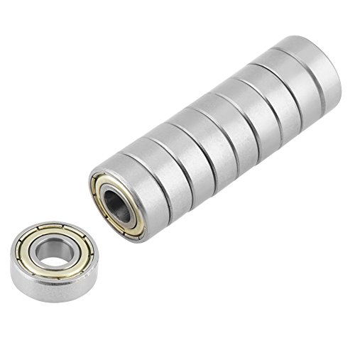 10 Stück Kugellager 696ZZ 6 x 15 x 5 mm Edelstahlkugellager von Hilitand