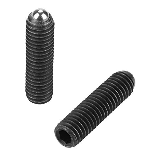 10 stücke M8 Innensechskant Ball Spring Plungers Set Schraube Gewinde Ball Plunger Kohlenstoffstahl Kraft Ball Plunger(M8*30) von Hililand