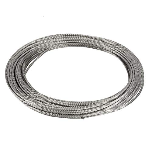 20 mt 304 Edelstahl Kabel Drahtseil 2mm / 2,5mm / 3mm (Optional)(2.5mm), Industrieller Steckverbinder von Hililand