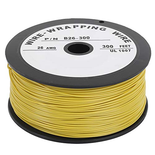 26AWG Silikondrahtkabel 100M/328.1ft UL1007 Elektrisches Drahtkabel Litzengelb 26 Anschlussdraht von Hililand