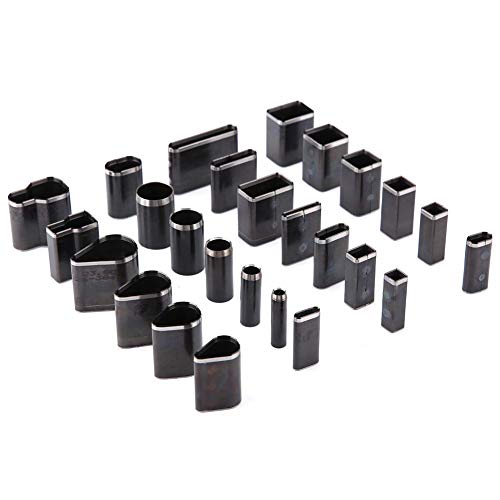 26pcs Leder Bastelset Stanzgerät Werkzeug Multi Form Leder Locher Cutter Tools Set für handgemachte Handwerk Leder Puncher,Lederwerkzeuge 26pcs Leder Bastelset Stanzgerät Werkzeug Multi Form Leder Locher Cutter Tools Set für handgemachte Handwerk Leder Puncher,Lederwerkzeuge von Hilitand