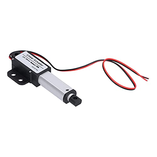 30mm DC 12V Linearaktuator Mini Electric Linear Motion Actuator Kurzschlussschutz T-Typ Schraube(Stroke 30mm-8mm/s-70N) von Hililand