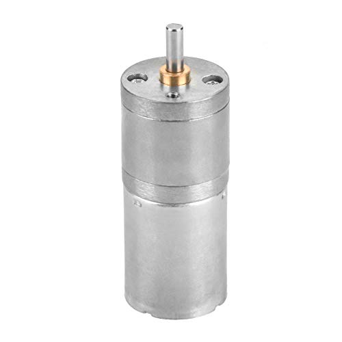 DC Getriebemotor, 25mm DC 12V 25GA-370 Low Speed Metall Getriebemotor für elektronische Sperre(12V 100RPM) von Hililand