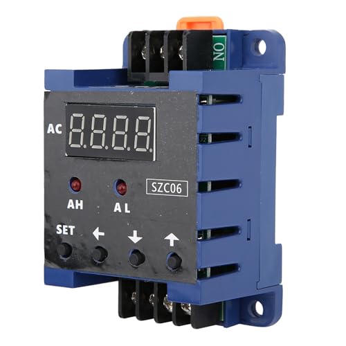 Digitales Amperemeter AC Elektrisches Messgerät SZC06 AC110‑220V 0,3‑50A Messbereich Obere untere Grenze Alarmverzögerungsrelais(50A),Relais von Hililand
