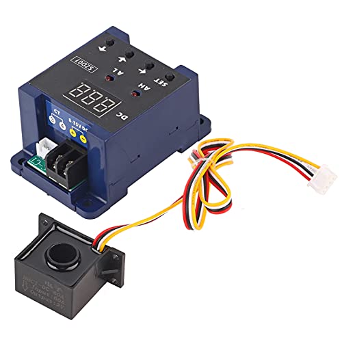 Digitales Amperemeter DC Elektrisches Messgerät SZD07 DC8‑35V Stromsensorschalter Übergrenzen Alarm Überlastschutz von Hililand
