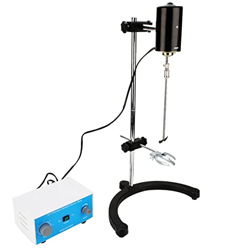 Elektrischer Laborrührermischer 0-2400 U/min Einstellbare variable Drehzahl 100 W Überkopf-Magnetrührer(EU plug) von Hililand