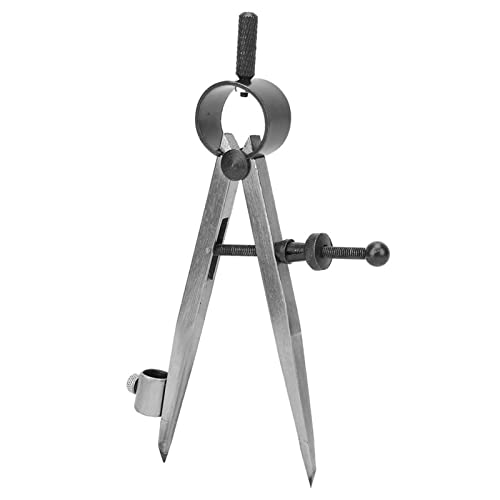 Flügelteiler, verstellbarer und arretierbarer Präzisions-Federteiler-Messschieber-Kompass mit Stifthalter Craft Rotating Tool(100mm),Kartenlehre von Hililand