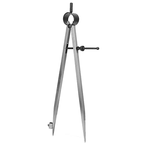 Flügelteiler, verstellbarer und arretierbarer Präzisions-Federteiler-Messschieber-Kompass mit Stifthalter Craft Rotating Tool(250mm),Kartenlehre von Hililand