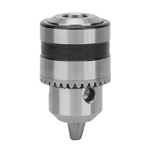 Hililand B12 Bohrfutter mit Schlüssel, Bohrfutter Futterschlüssel 1,5-10 mm Kapazität Edelstahl Bohrfutter Adapter Fräswerkzeug-Kit von Hililand