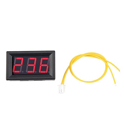 LED Digital Voltmeter AC , Tester und Detektoren Multimeter 70-380 V Volt Batterie Meter Tester Spannungsüberwachung (Red) von Hilitand