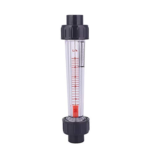 LZB-15(D) Rotameter Wasserdurchflussmesser Material Glas Edelstahl Kunststoff Transparent Pipeline Durchflussmesser Flüssigkeitsdurchflussmesser (5-50 ml/H) von Hililand