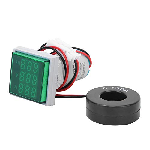Spannungsstrom Frequenzmesser Multifunktions-Digitalzähler Quadratisches 3-stelliges Display Wechselspannungsstrom Hertz-Tester(Grün),Elektrische Energie und Messgeräte von Hililand