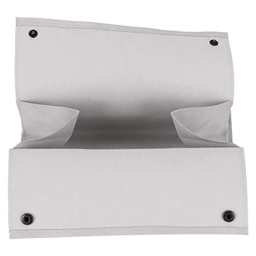 Tissue Holder PU Leder Originalität Tissue Box Desktop Tissue Organizer Tissue Holder für Schlafzimmer Wohnzimmer(grau), Aufbewahrung waschen von Hililand