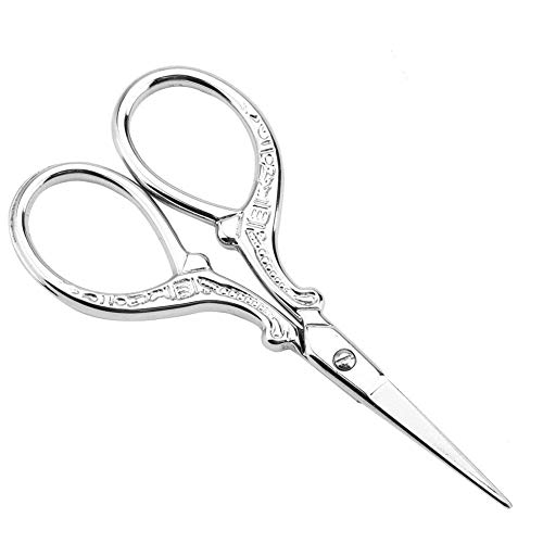 Vintage craft shears diy kreuzstich nähen schere kleine kommode stickerei schere werkzeug(Silver) von Hilitand