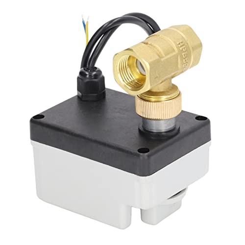 1/2" Motorisierter Kugelhahn, DN15 DC 12V-24V Messing, Normalerweise Geschlossener Kugelhahn mit 2-Draht-Setup, Voller Anschluss für Hauswassersysteme, Automatisierungssysteme von Hilitand