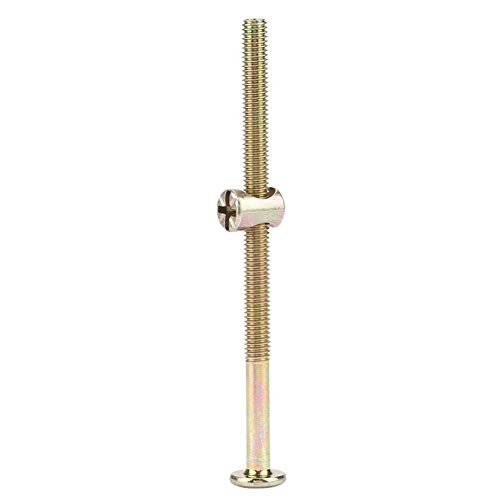 10 Stück M6 Möbelschrauben Verbindungsschrauben Edelstahl Flachkopf-Innensechskant mit Kreuzmutter Hammer Bolzen Fastener Sortiment Kit für Möbel Kinderbetten Betten Kinderbett und Stühle(6X90mm) von Hilitand