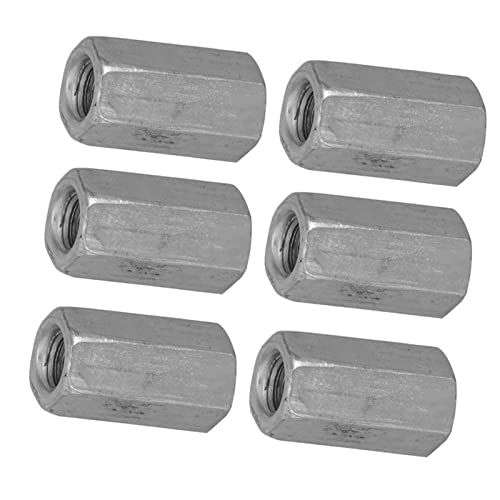 10 stücke Abstandshalter Verzinktem Kohlenstoffstahl Lange Sechskantmutter Schraubverbindung Mutter Industriebau Verbindungselemente(M6*18) von Hilitand