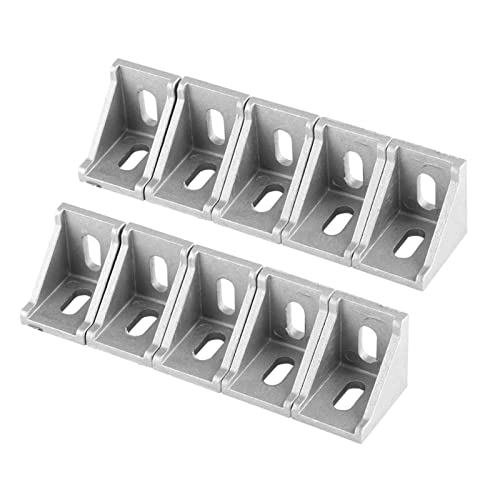 10pcs Aluminiumlegierung L Form Eckwinkel, rechtwinklige Halterung mit zwei ovalen Löchern 35 × 35 × 28mm 10pcs Aluminiumlegierung L Form Eckwinkel, rechtwinklige Halterung mit zwei ovalen Löchern 35 × 35 × 28mm von Hilitand