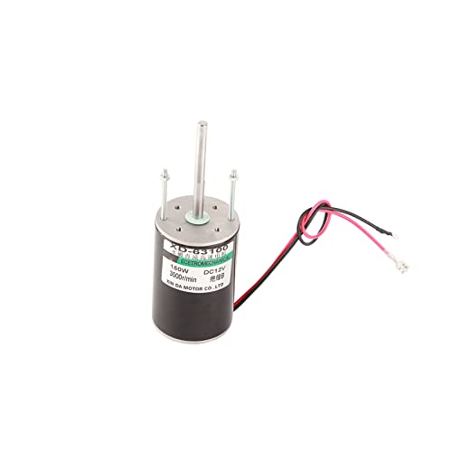 12/24 V Elektrische Getriebemotor, Industrielle Automatisierung Motoren für den stationären Einsatz 150 Watt High Speed CW/CCW Permanent Magnet DC Motor Für DIY Generator(12V3000RPM) von Hilitand