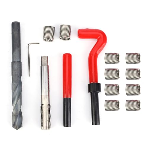 15 Stücke M14x1,5 Gewindereparatursatz Gewindehülse Gewindereparatursatz Edelstahl Innengewinde Reparatur Zubehör Sortiment Kit Gewindeeinsatz Werkzeug 15 Stücke M14x1,5 Gewindereparatursatz Gewindehülse Gewindereparatursatz Edelstahl Innengewinde Reparatur Zubehör Sortiment Kit Gewindeeinsatz Werkzeug von Hilitand
