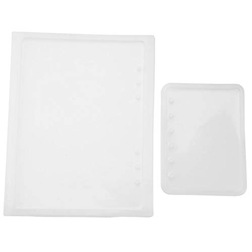 2 Stück/Set A5 A7 Notebook-Form Silikonform für Diy Resin Crystal Notebook Cover Harzgussformen von Hilitand