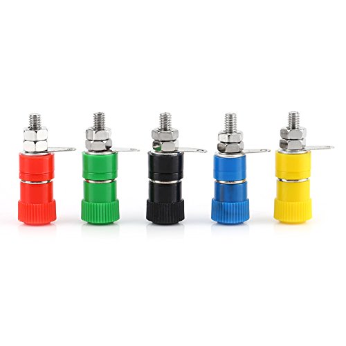 20 Stück bunte Post Terminal Lautsprecher Jack Terminal Bindung für 4 mm Bananenstecker Bananenstecker 20 Stück bunte Post Terminal Lautsprecher Jack Terminal Bindung für 4 mm Bananenstecker Bananenstecker von Hilitand