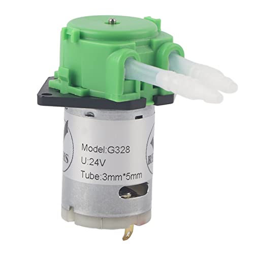 Dosierpumpe mit hohem Durchfluss, 24 V, Peristaltikschlauch, für Dosierpumpen, Grün, chemische Analyse, Laboratorium, Aquarium, Vakuum von Hilitand