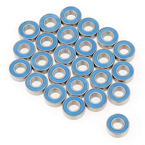 25 PCS / Set MR115-2RS Blue Metal Rubber Sealed Ball Bearings 5 ​​* 11 * 4 mm von Hilitand