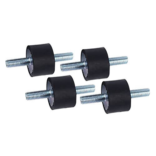 4 Stück M8 30 x 20 Anti-Vibrations-Gummihalterung Stoßdämpfer Luftkompressor Pumpe Puffer Stoßdämpfer von Hilitand