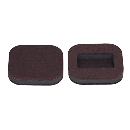 5 X Filzgleiter für Rollen, Möbel, Stuhlräder, Stopper, Filzgleiter für Hartholzböden, Möbelbecher(Braun) von Hilitand