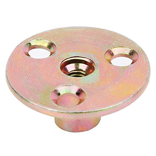 5-teilige Brad-Loch-T-Mutter M6 / M8 / M10 T-Mutter aus verzinktem Eisen mit runder Basis Flanschmutter(M6) von Hilitand