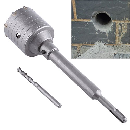 65mm Lochschneider Schneiden Durchmesser Beton Bohrer Wand Lochsäge Cutter Kit Ziegel Zement Stein Loch Schneiden Mit 200mm Zugstange Schraubenschlüssel von Walfront