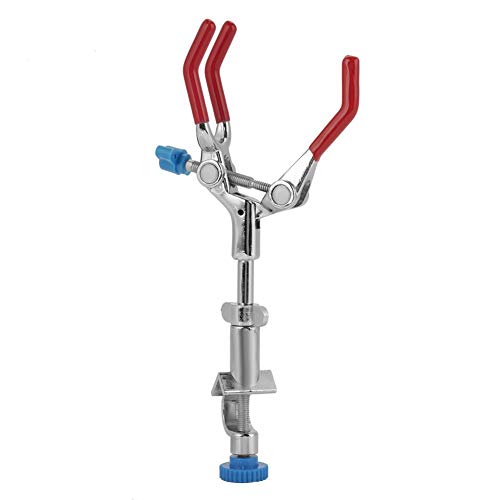 Anpassung Drei Prong Extension Flask Clip Clamp, einstellbare Drei-Prong Swivel Flask Clamp Labor Reagenzglas Condenser Lab-Halter,schneller Clip Anpassung Drei Prong Extension Flask Clip Clamp, einstellbare Drei-Prong Swivel Flask Clamp Labor Reagenzglas Condenser Lab-Halter,schneller Clip von Hilitand