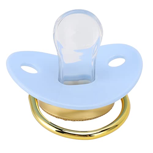 Baby Schnuller 6-18 Monate Säuglingsschnuller mit Kettenclip für Neugeborenen Schnuller Bling I Love Dad Pattern(Blau) von Hilitand