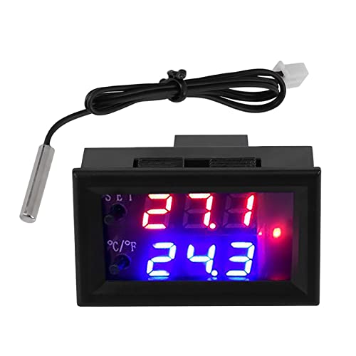 DC 12V Thermostat Digitaler Allzweck-Temperaturreglerthermostat mit Sensor von Hilitand