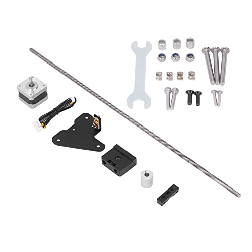 Dual-Z-Achsen-Kit, Dual-Z-Achsen-Upgrade-Kit für CR10, 3D-Drucker-Leitspindel-Kit, Leitspindel-Kit mit 515-mm-Leitspindel-4-mm-Motor, 3D-Drucker-Zubehör von Hilitand